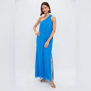 Tuckernuck Blue One Shoulder Dress
